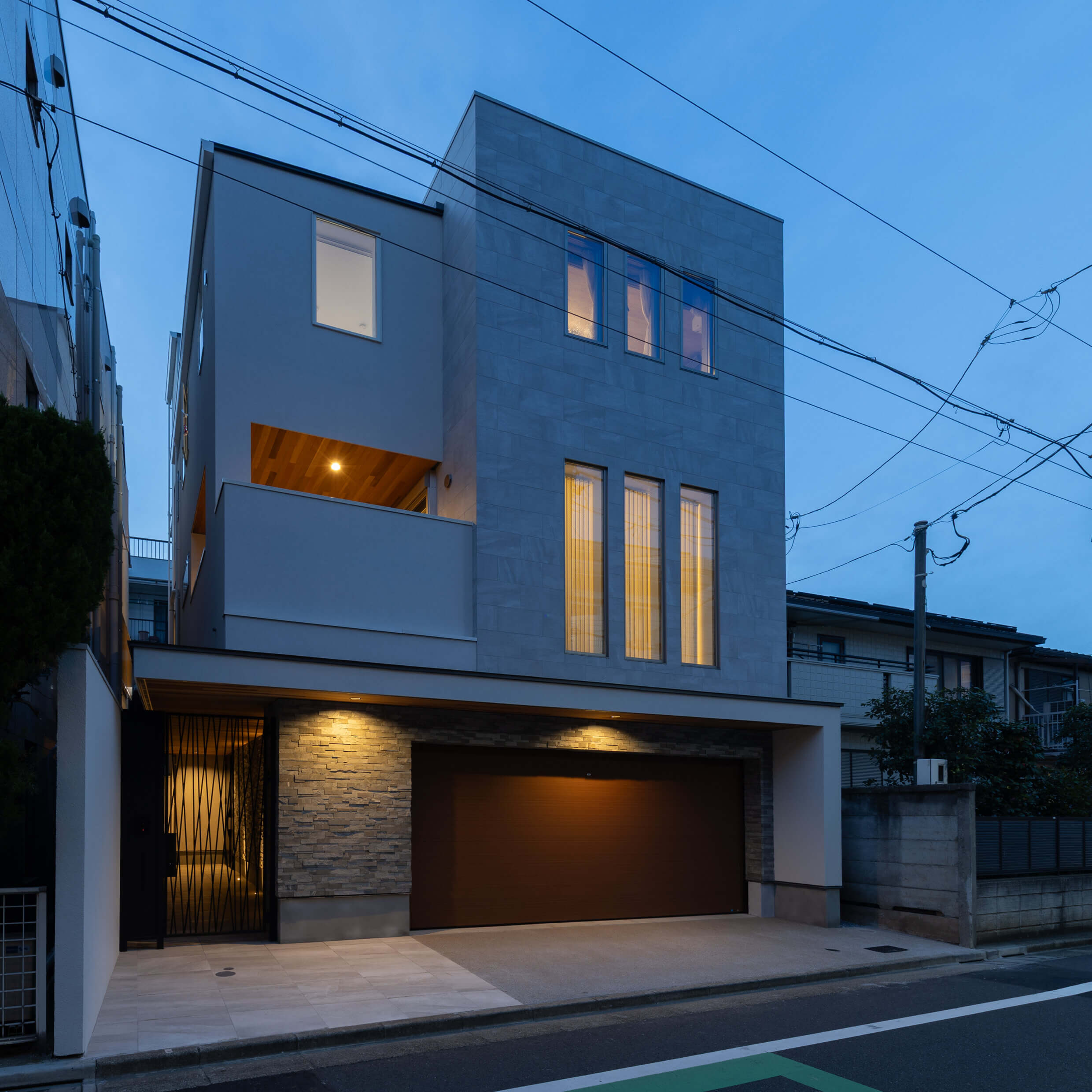 中野区本町の住宅